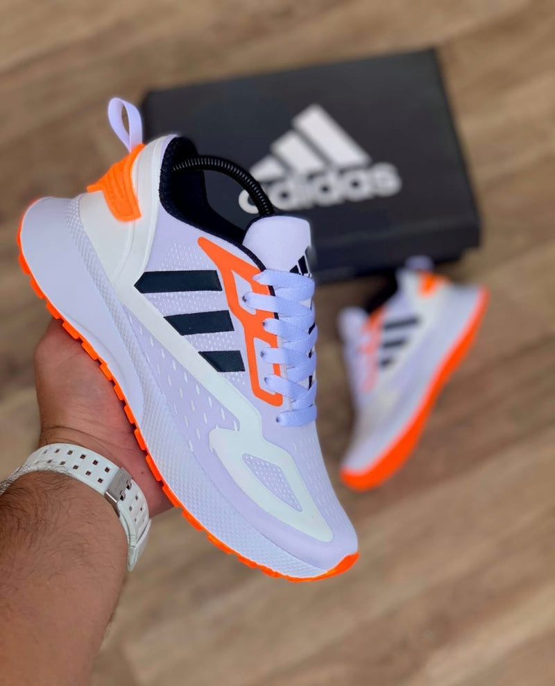 Adidas 2K Blanco Naranja Caballero - SUPER PROMOCION