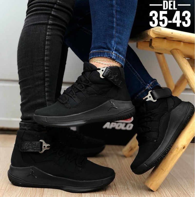 Botin Jordan Full Negro Unisex - SUPER PROMOCION