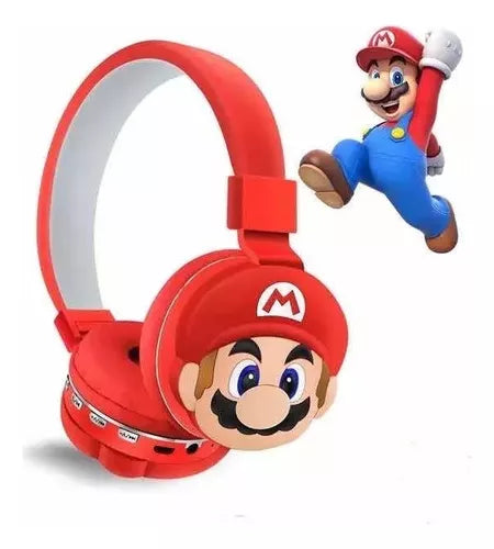 Audifonos Diadema Niños Bluetooth Super Mario Bros