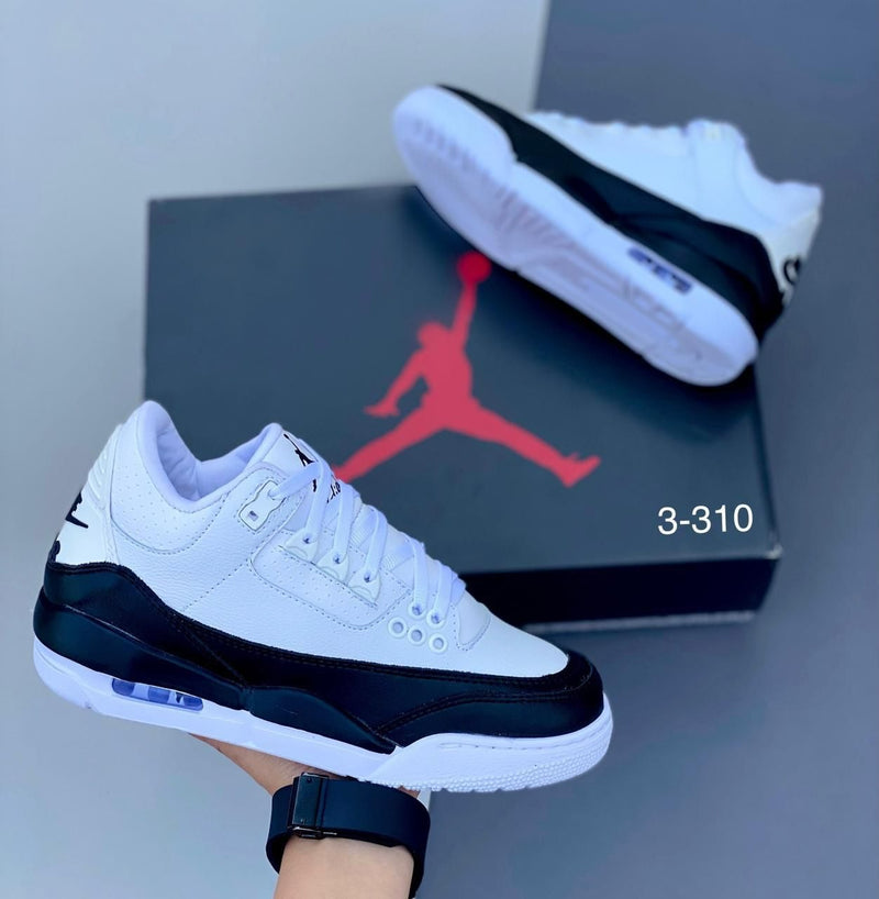 JORDAN 3  BLANCO NEGRO