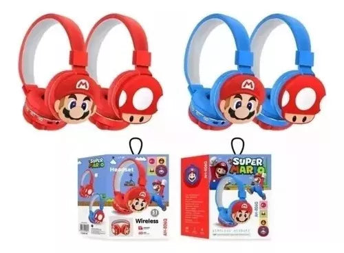 Audifonos Diadema Niños Bluetooth Super Mario Bros