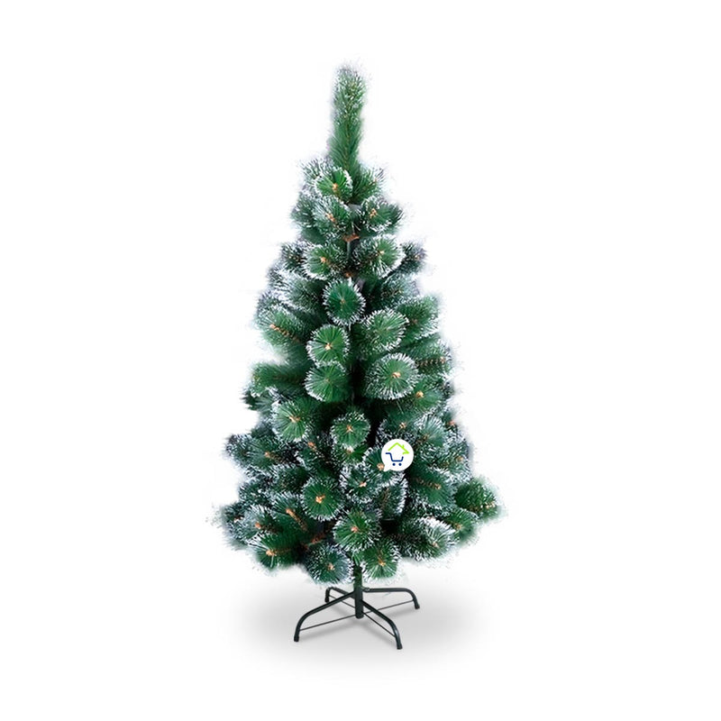 Arbol Navidad Pomposo Tupido 1.20 m 90 Ramas Efecto Nevado YG5353