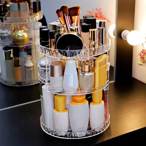 ORGANIZADOR DE MAQUILLAJE GIRATORIO