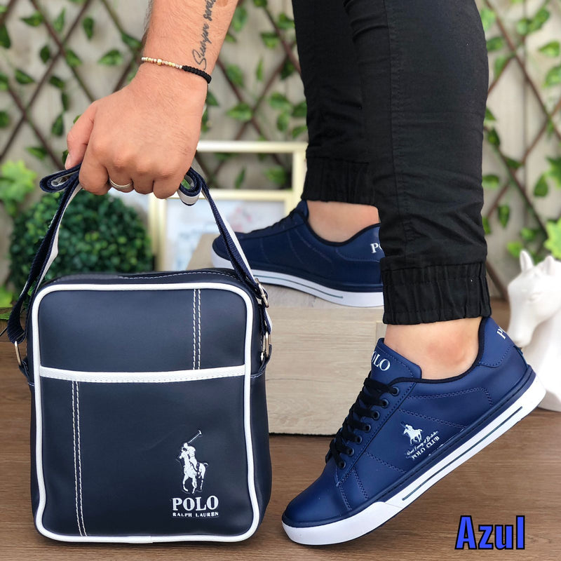 Zapatos POLO Casual Hombre, Bolso, Combo