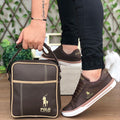 Zapatos POLO Casual Hombre, Bolso, Combo