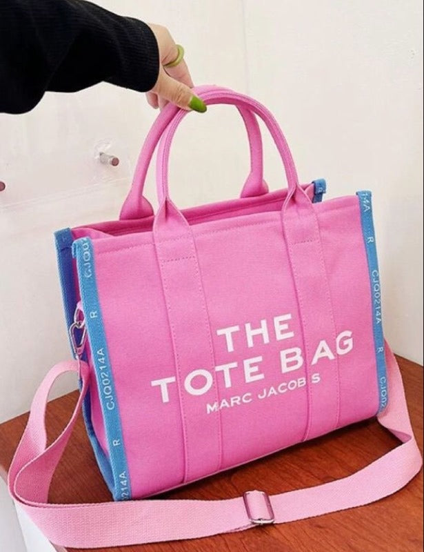 Bolso Tote Bag 4A lona rosado