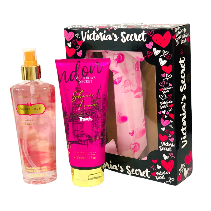 Exquisitos Estuches Victoria´s Secret: Splash 250 ml + Crema 200 ml Fragancias Surtidas