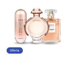 PROMOCIÓN PERFUME 212 VIP ROSE, OLYMPEA, COCO MADEMOISELLE TODOS 100 ML