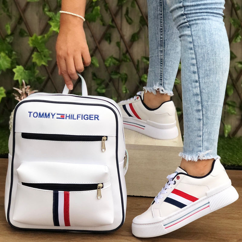 Tenis Tommy Hilfiger Mujer, Bolso Mujer, Combo, OFERTA