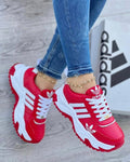 Tenis Adidas Suela Alta Rojo Dama - SUPER PROMOCION