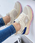 Tenis Adidas Trebol Beige Dama